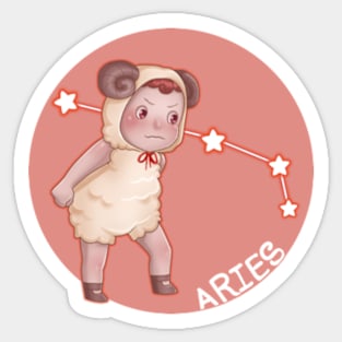 Baby Aries Sticker